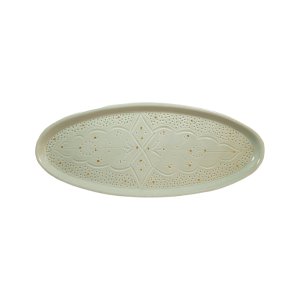 GOLD BLACK HOLLOW PLATE