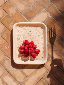 SMALL TRAY EMPREINTES SABLE GOLD