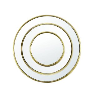 ESRA ROUND MIRROR MAILLECHORT