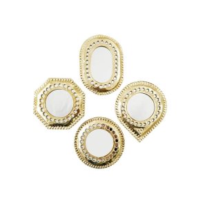 SERIES OF 4 MINI MIRRORS AFIF MAILLECHORT